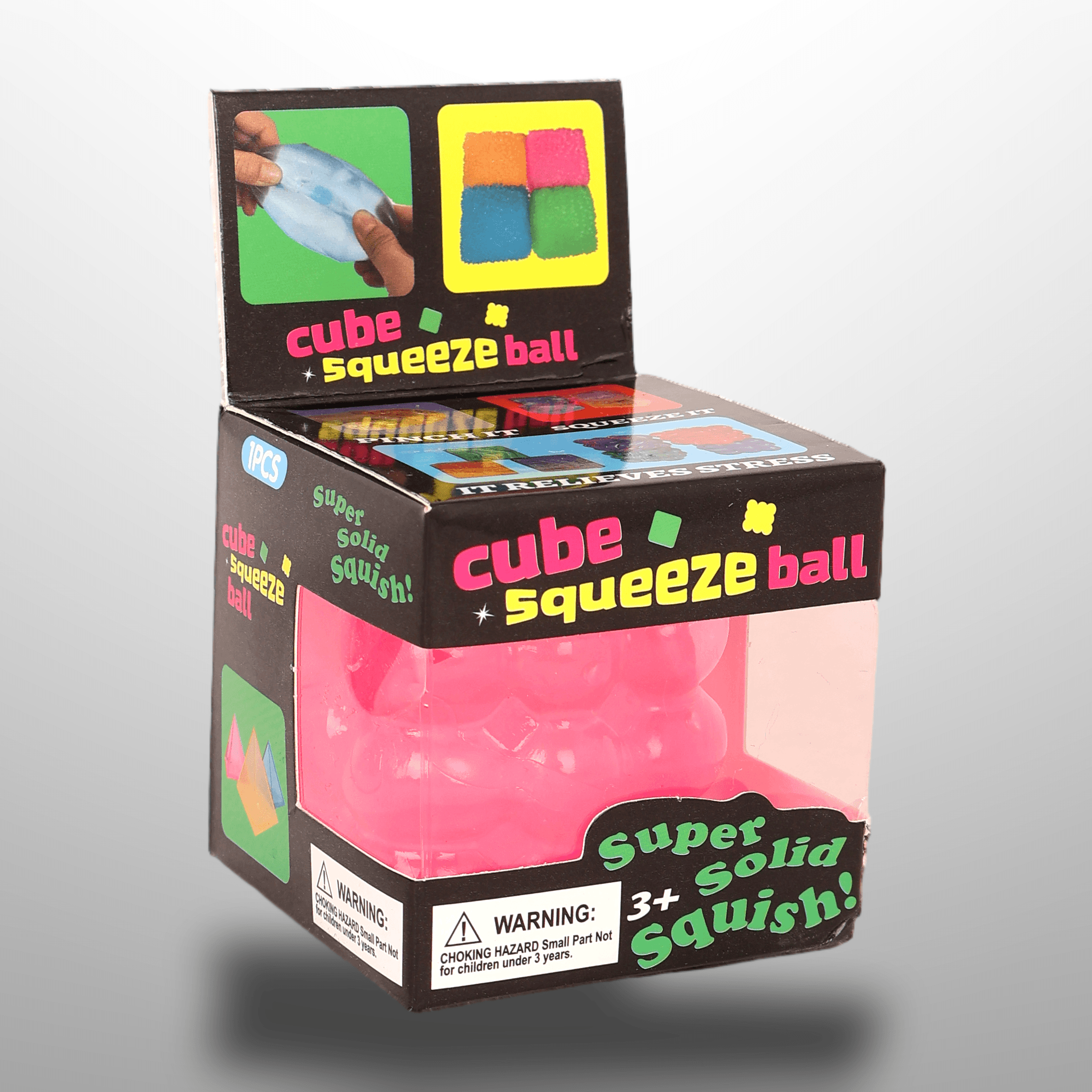 Needoh Maltose Crystal Cube Squishy Toy Set 12 Pcs